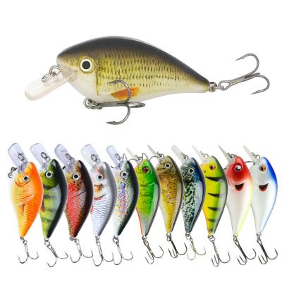 China ABS Plastic Crankbait 13g 60mm ABS Plastic Sinking Artificial Bait For Bass Pike Trout Lure Crank Fishing Lures for sale