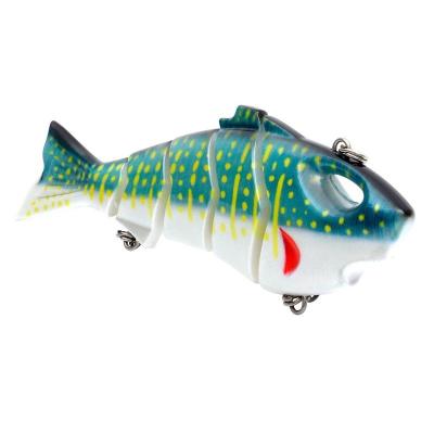 China 2021 Multi Fishing Swimbait 135mm 40g Jointed Lures Bait 5 Segments Artificial Hard Wobblers Swimbait 01 Bait for sale