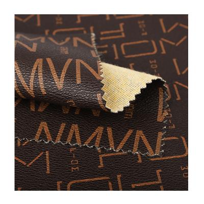 China Luxury Leather Logo For Handbags Totes Phone Cover Wrinkle-resistant Synthetic 0.9MM High Quality Waterproof PVC Clip Wholesale for sale