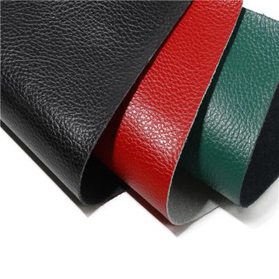 China Waterproof Products For Shoe Fashion Aritificial Synthetic Leather Recycled Leather PU Finished Liujiang Knitted 54/55