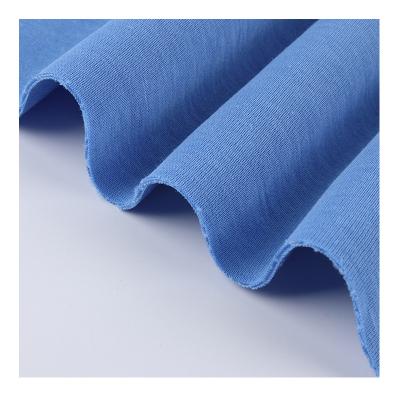 China Anti-Static Hot Selling Jersey Fabric Plain Dyed 85% Cotton 270gsm Fabric For Clothes Clothing Trousers Pants Wash-Resistant In Stocklot for sale