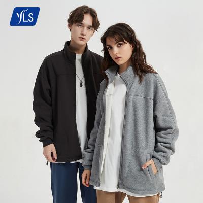 China YLS Breathable Custom Logo Outdoor College Sports Winter Warm Coat Men's Fleece Cotton Oversized Jackets For Men for sale