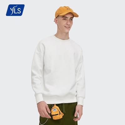 China YLS Anti-Shrink Wholesale Winter Wear 350g Warm Stock Custom Fleece Plus Ukuran Crewneck Pullover Sweatshirt Unisex for sale