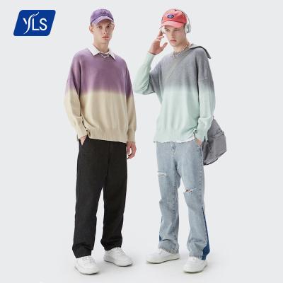 China YLS Breathable Winter Out Of Wear Sweater For Men Custom Logo Sweaters Wool Autumn Solid Sweaters for sale