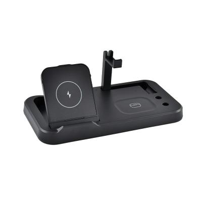 China 2022 Best New 4 in-1 Qi Wireless Magnetic Folding Mobile Phone Charger Stand for sale