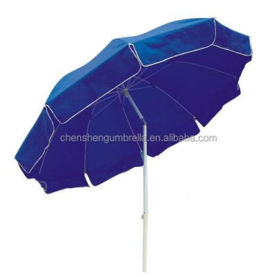 China New Design Polyester Promotional Outdoor Automatic Big Shade Umbrella Beach for sale