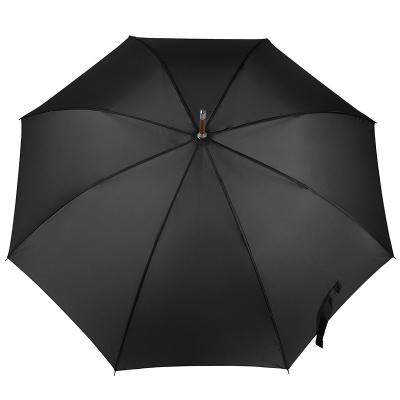 China Windproof Auto Open Straight Golf Umbrella Nice Minimalist Quality Long Handle for sale