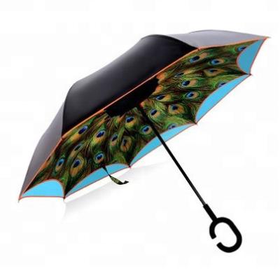 China Minimalist High Quality Hook Inverted Umbrella for sale