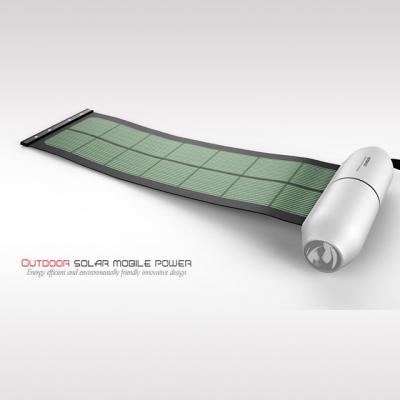 China 017hot High Capacity Products Economic And Efficient Folding Solar Panel Charger With Led Torch Light for sale