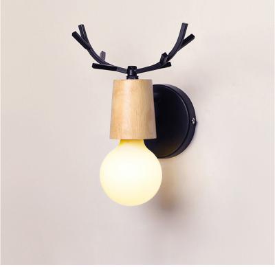 China Modern 20% OFF Nordic Home Decoration 1 Light Wall Sconce 2light 3light Mounted Hallway Deer Wall Lamp for sale