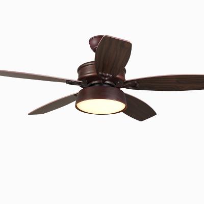 China American Country Luxury Indoor Lighting Low Power Consumption ABS 52 Inch Blade DC Motor Fancy Ceiling Fan With Light for sale