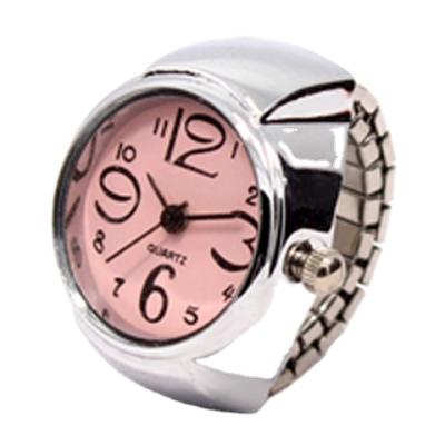 China Modern Hot Sale Ring Watch Korea Fashion Wholesale Cartoon Ring For Couples RTS Watch for sale