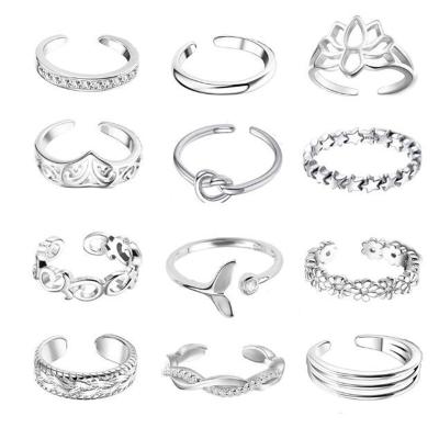 China European Fashion TRENDY Toe Rings Adjustable Amazon Modern Toe Rings RTS newcomer for sale