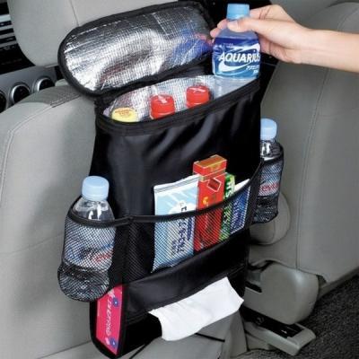 China Waterproof Auto Backseat Organizer Bag Food Phone Bag Magazine Cup Holder Bottle Tissue Organizer Car Seat Cover Backseat Storage Bag for sale