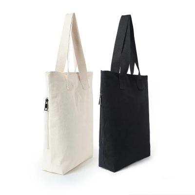 China Eco Logo Tote Shopping Bag Low Price Customized Cotton Canvas Bag for sale