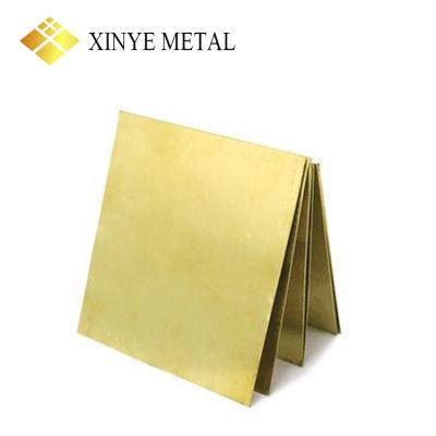 China Industrial H62 C27400 Brass Sheet Plate for sale