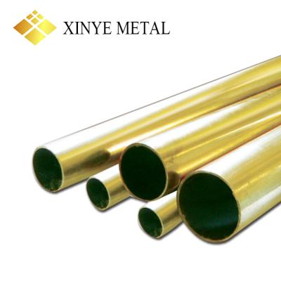 China Water Tube Thin Walled Brass Pipe Tube Price 1.4 Inch for sale