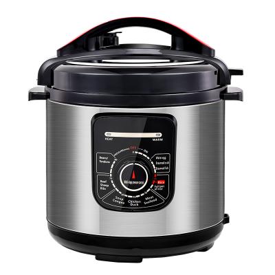 China Wholesale 7-In-1 6L 8L 10L Hotel Multicooker Aluminum Smart Electric Pressure Cooker Large In Pakistan for sale