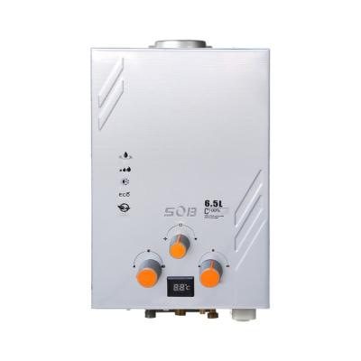 China Use 1.0mm Thickness Paste Shell Spraying On Bottom Wall Mounted Pulse Tankless Automatic Electronic Ignition Tankless Automatic Electronic Ignition Hot Shower Gas Water Heater for sale