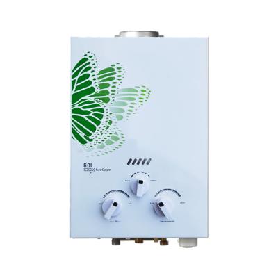 China Use 1.0mm Thickness Paste Shell Spraying On Domestic Wall Mounted Tankless Water Bottom Hot Sale Gas Heater Low Water Pressure Start for sale