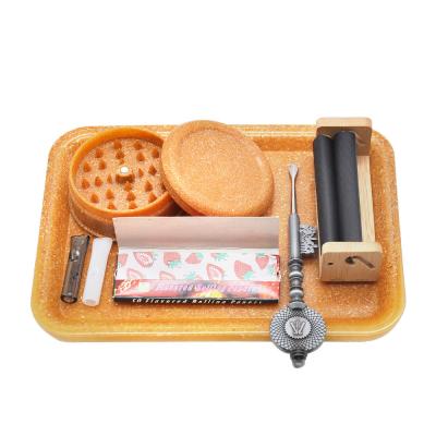 China Plastic Rolling Tray Custom Weed Accessories Weed Tray Rolling Tobacco Rolling Beyou 18*12CM for sale