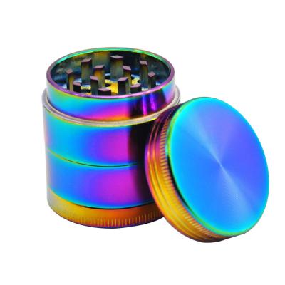 China 4 Layers 40mm Beyou Tobacco Weed Smoking Grinder Herb Grinder Print Zinc Alloy Weed Herb Grinder 4 Parts for sale