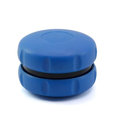 China Eco-friendly Wholesale 60mm Diameter 2 Part Plastic Weed Container Grass Grinder for sale