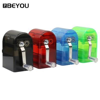 China Beyou Eco-friendly Custom Weed Grinder Plastic Hand Grinder Plastic Tobacco Herb Grinder for sale