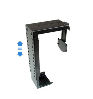 China Steel Under Desk Mount Computer CPU Tower Rack for sale