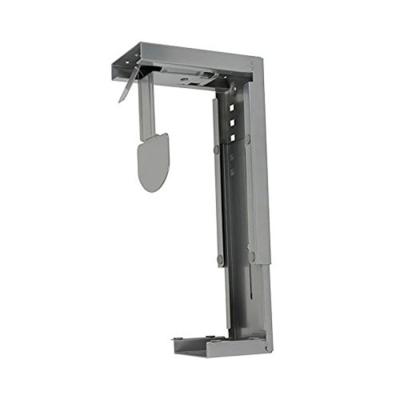 China Height Adjustable Steel Width Under Desk CPU Mount Rack for sale