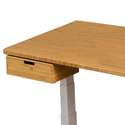 China Eco Friendly Bamboo On Bamboo Matching Sourced Sustainable Desk Drawer Under Office Desk Bamboo Drawer for sale