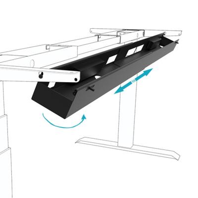 China Reversible extendable and width adjustable cable management flexible space saving tray for sale