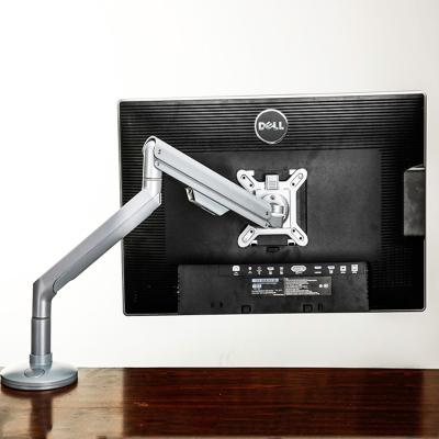 China 75/100/200 adjustable computer monitor arm shock absorber vesa monitor arm with logo for sale