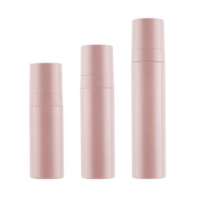 China Cosmetic Made in China 60/80/100ml Facial Foam Pump Face Pink Wash Bottle Facial Cleanser Bottle for sale