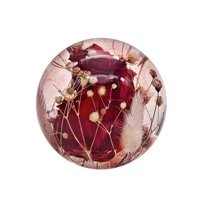 China Wholesale Resin Crystal Crtaft Ball Inside Carved Transparent Acrylic 3D Rose Crystal Ball from China Factory for sale