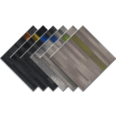 China Commercial Modern Soundproof Office Muticolor Upholster PVC Bitumen Tiles And Backing PT57 for sale