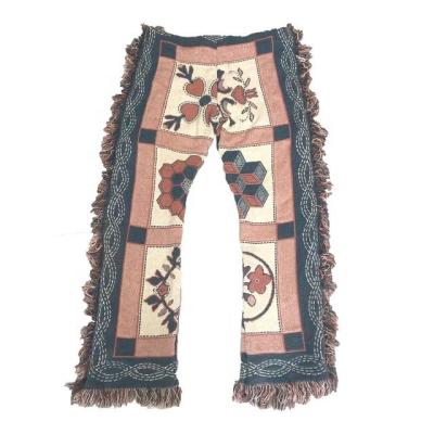 China Custom Woven Anti-Wrinkle Sweater Cover Up Mens Pants Plus Size Pants Tapestry Pants for sale