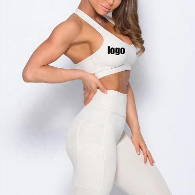 China High Quality Breathable Athletic Yoga Bra Top Wear Fitness Sports Wear Women Support Sports Bra for sale