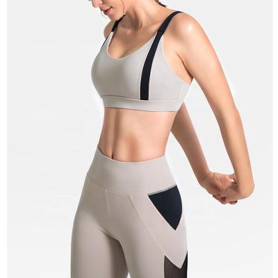 China 2022 Breathable Custom Fitness Leggings And Yoga Apparel Gym Wear Crop Set for sale