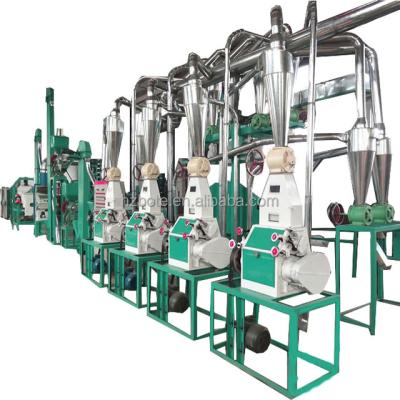 China High Level Maize Flour Production Line Wheat Flour Mill Plant Complete Maize Milling Milling Plant for sale