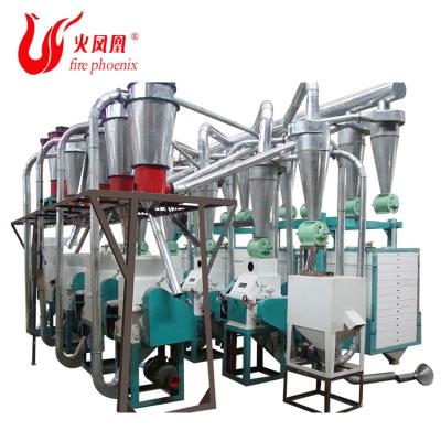 China High Level Automatic 80t/d Wheat Four Corn Flour Production Line Milling for sale