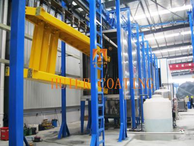 China Stainless Steel Chemical Cleaning Line with PLC Control and Emergency Stop for sale