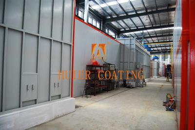 China Electrically Charged Electrostatic Spray Painting line With Stable Operation And Color Spraying Uniformity for sale