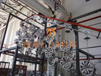 China Automated Electrostatic Painting Lines With 5% Uniformity Error And 60% Paint Utilization for sale