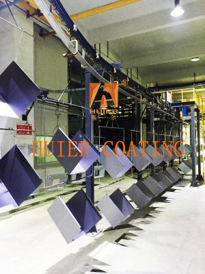 China Adjustable Speed Powder Coating Conveyor Systems With Customizable Colors for sale