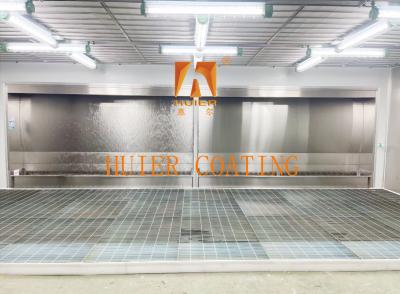 China 2025 Electrostatic Painting Line for Wood and Metal Parts Spraying with Energy-Saving Water Pump and VOCs Treatment System for sale