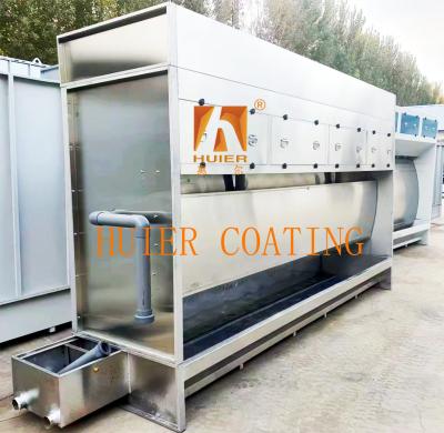 China Automatic Compensator and Activated Carbon Adsorption Layer Electrostatic Painting Line for VOCs Adsorption and Winter for sale