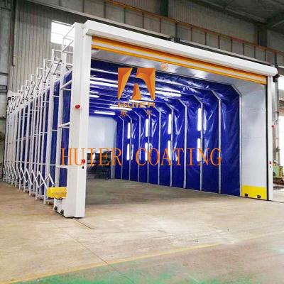 China High-Performance and Lightweight Electrostatic Painting Line for Automobile Maintenance and Industrial Workpiece Spraying for sale