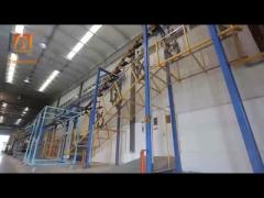 Professional Customizable Steel Chain Hanging Overhead Conveyor System for Industrial Production