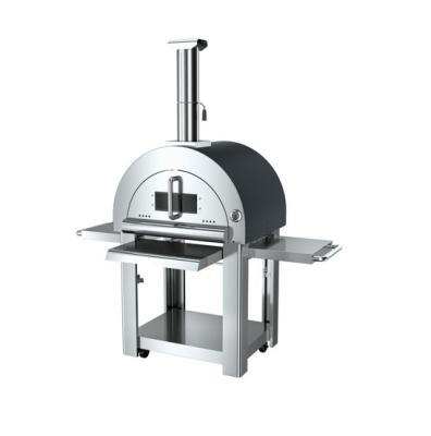 China Big Size Height Adjustable Out Of Door Commercial Pizza Oven Stainless Steel Wood Fire Pizza Oven for sale